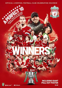 A Perfect 10 - Liverpool FC Carabao Cup 2024 Winners magazine 