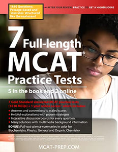 7 Full-Length MCAT Practice Tests 