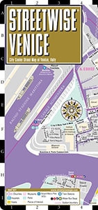 Streetwise Venice Map - Laminated City Center Street Map of Venice, Italy 