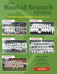 Baseball Research Journal (BRJ), Volume 44 #2 