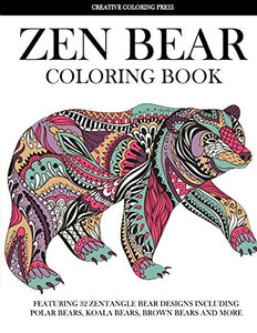 Zen Bear Coloring Book 