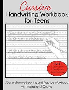 Cursive Handwriting Workbook for Teens 