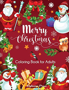 Merry Christmas Coloring Book for Adults 