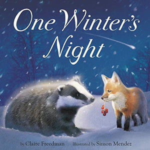 One Winter's Night - Little Hippo Books - Children's Padded Board Book 