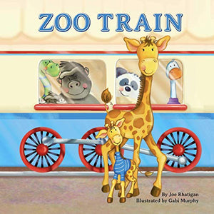 Zoo Train - Little Hippo Books - Children's Padded Board Book 