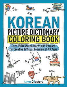 Korean Picture Dictionary Coloring Book 