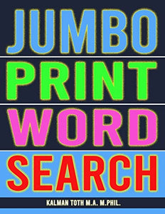 Jumbo Print Word Search 