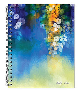 Maui Morning 2021 6 x 7.75 Inch 18 Months Weekly Desk Planner by Plato with Foil Stamped Cover, Planning Stationery 