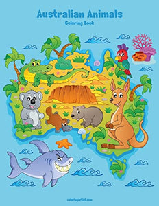 Australian Animals Coloring Book 1 