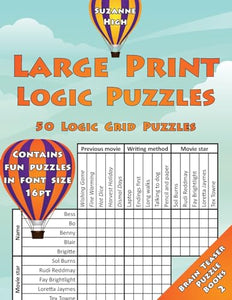 Large Print Logic Puzzles 