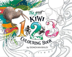 The Great Kiwi 123 Colouring Book 