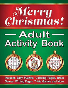 Merry Christmas! Adult Activity Book 