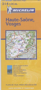 Michelin Local France Haute-Satne/Vosges Map 