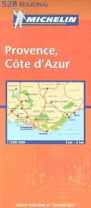 Michelin France, Provence/Cote D'Azur Map No. 528 