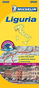 Liguria - Michelin Local Map 352 