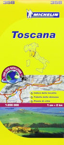 Toscana - Michelin Local Map 358 