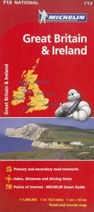 Great Britain & Ireland 2023 - Michelin National Map 713 