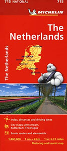 The Netherlands - Michelin National Map 715 