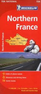 Northern France - Michelin National Map 724 