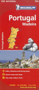 Portugal & Madeira - Michelin National Map 733 