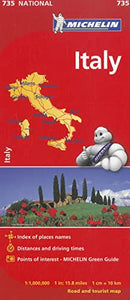 Italy - Michelin National Map 735 