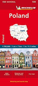 Poland - Michelin National Map 720 