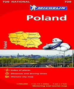 Poland - Michelin National Map 720 