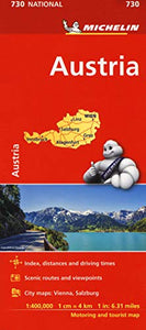 Austria - Michelin National Map 730 