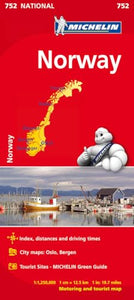 Norway - Michelin National Map 752 