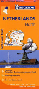 Netherlands North - Michelin Regional Map 531 