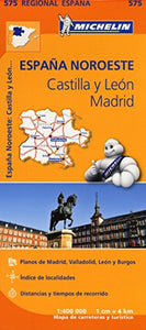 Castilla y Leon, Madrid - Michelin Regional Map 575 