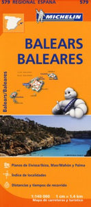 Baleares - Michelin Regional Map 579 