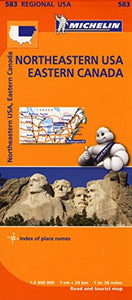 Northeastern USA, Eastern Canada - Michelin Regional Map 583 