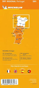 Portugal Norte - Michelin Regional Map 591 