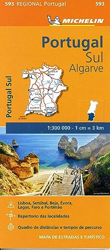 Portugal Sud - Algrave - Michelin Regional Map 593