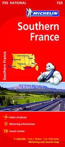 Southern France - Michelin National Map 725 