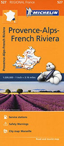 Provence- Alps - French Riviera - Michelin Regional Map 527 