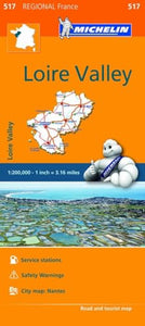 Pays de la Loire - Michelin Regional Map 517 