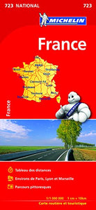 France (booklet format) - Michelin National Map 723 