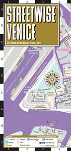 Streetwise Venice Map - Laminated City Center Street Map of Venice, Italy 