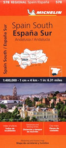 Andalucia - Michelin Regional Map 578 