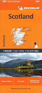 Scotland - Michelin Regional Map 501 