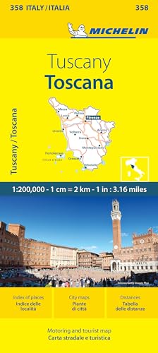 Toscana - Michelin Local Map 358