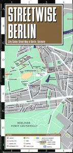 Streetwise Berlin Map - Laminated City Center Street Map of Berlin, Germany 