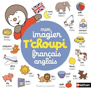 Mon imagier T'choupi francais-anglais 