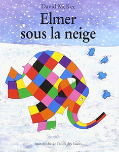 Elmer sous la neige 