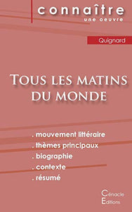 Fiche de lecture Tous les matins du monde (Analyse littéraire de référence et résumé complet) 