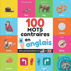 100 mots opposés en anglais 