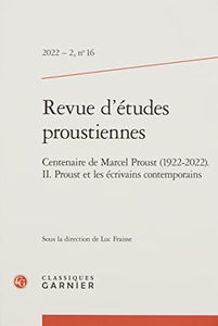 Revue d'Etudes Proustiennes 