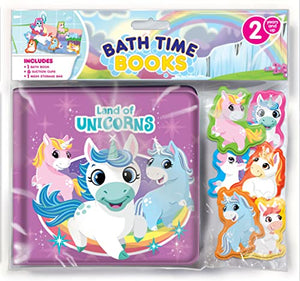 Unicorns Bath Time Book (Eva) 